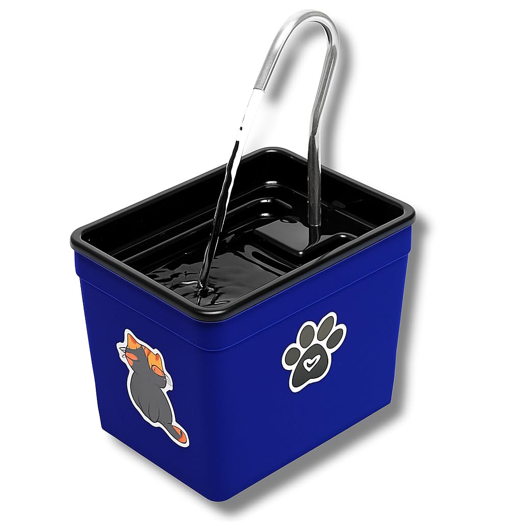 Bebedouro para Gatos 1,8L Automático – Fonte Silenciosa Bivolt, Estimula Hidratação, Evita Problemas Renais, Ideal para Pets (Vermelho, 1,8 Litros)