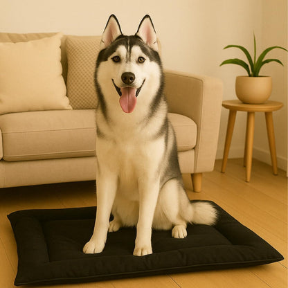 Cama Caminha Colchonete Rosa Grande 90x70cm para Cachorro e Gato de Suede Lavável Almofada Pet Macia Confortável