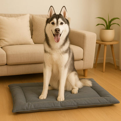 Cama Caminha Colchonete Rosa Grande 90x70cm para Cachorro e Gato de Suede Lavável Almofada Pet Macia Confortável