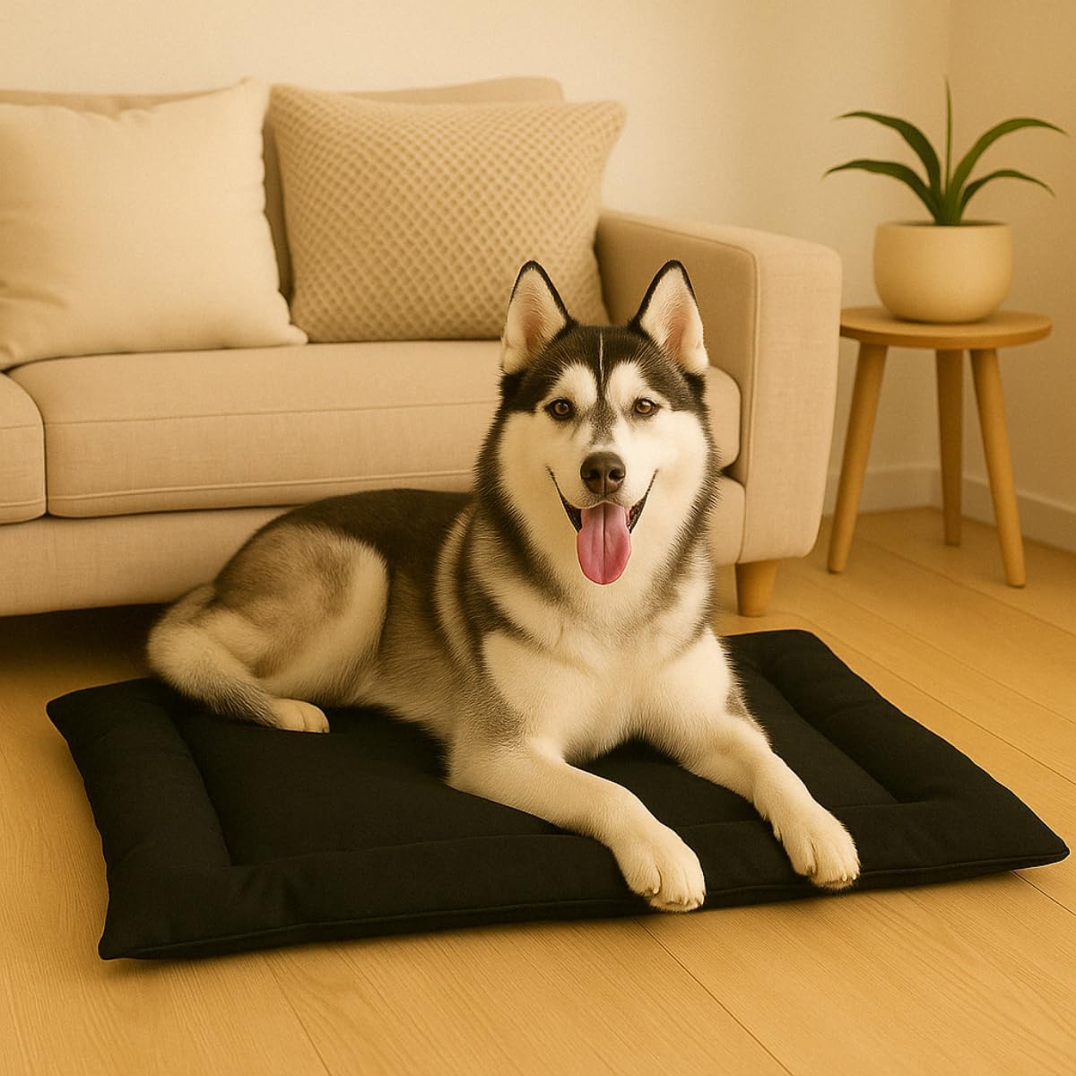 Cama Caminha Colchonete Rosa Grande 90x70cm para Cachorro e Gato de Suede Lavável Almofada Pet Macia Confortável