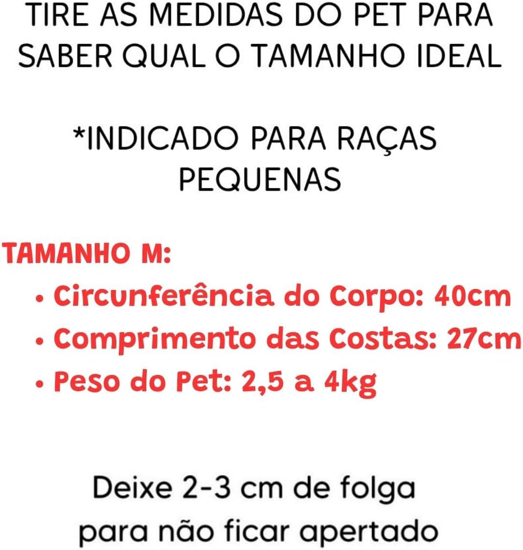 Fantasia de Vaca para Cachorro e Gato Roupa Pet (Médio (M))